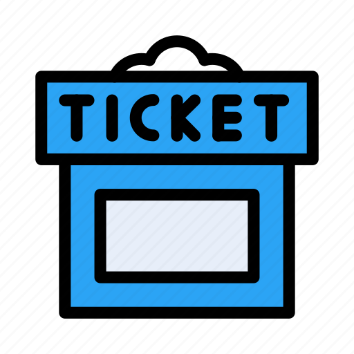 Ticket, fair, circus, shop, house icon - Download on Iconfinder