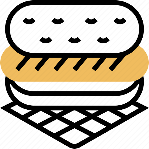 Hotdog, food, snack, sausage, lunch icon - Download on Iconfinder
