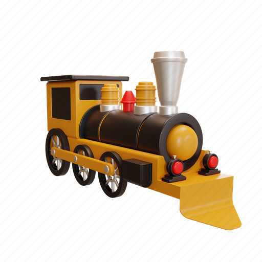 Train toys, toys, train, transport, transportation, travel, vehicle 3D illustration - Download on Iconfinder