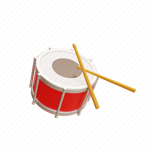 Drum, music, player, speaker, volume, guitar, microphone 3D illustration - Download on Iconfinder