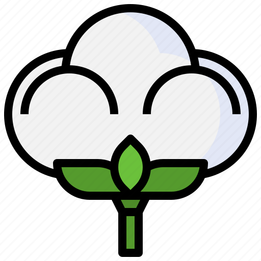 Cotton, organic, botanical, textile, agriculture icon - Download on Iconfinder