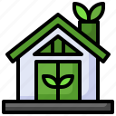 eco, friendly, smart, home, green, house