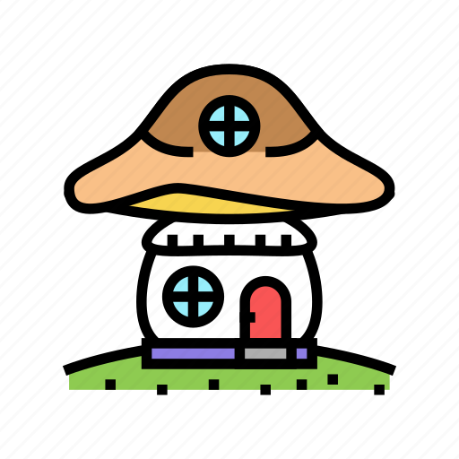 Mushroom, house, fairy, tale, fairytale, magical icon - Download on Iconfinder