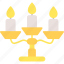 candelabra, candles, christmas, church, decoration 