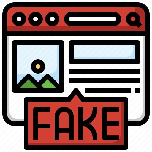 Browser, fake, news, communications, untrue icon - Download on Iconfinder