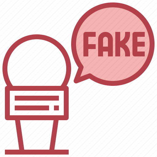 Microphone, fake, news, untrue, report, interview icon - Download on Iconfinder