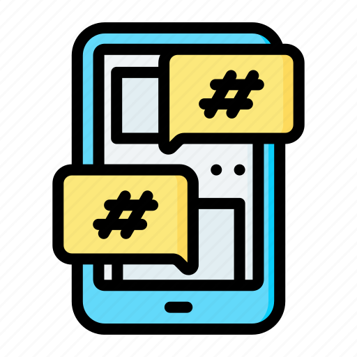 Hashtag, network, comments, conversation, chat icon - Download on Iconfinder