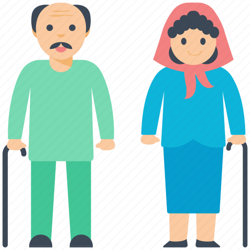 Couple goals, grandparents, old age, old couple, parents icon - Download on Iconfinder