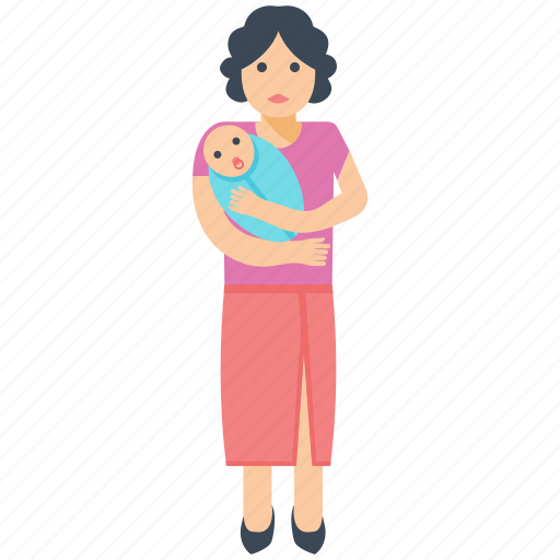 Infant, mother, mother care, newborn, single parent icon - Download on Iconfinder