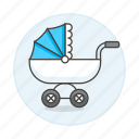 baby, carriage, family, pram, stroller, toddler, transport, trolley