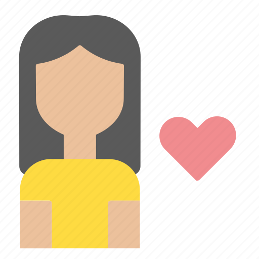 Girl, girlfriend, heart, love, mom, romance, woman icon - Download on Iconfinder