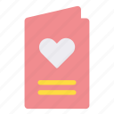 card, heart, invitation, letter, love, valentine, wedding