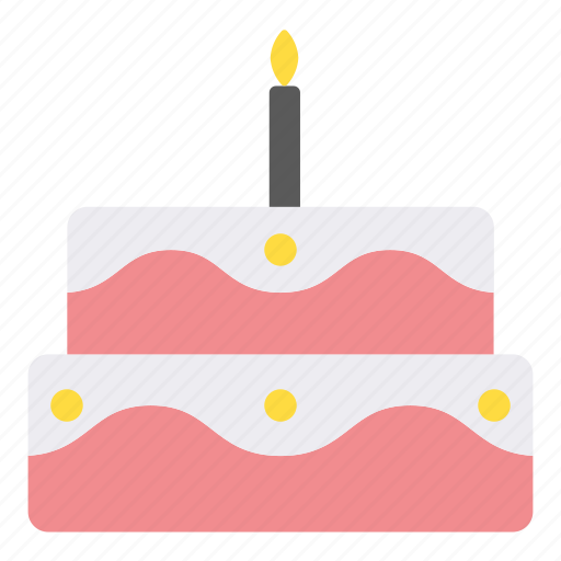 Baby, birthday, cake, candle, celebration, icing, party icon - Download on Iconfinder