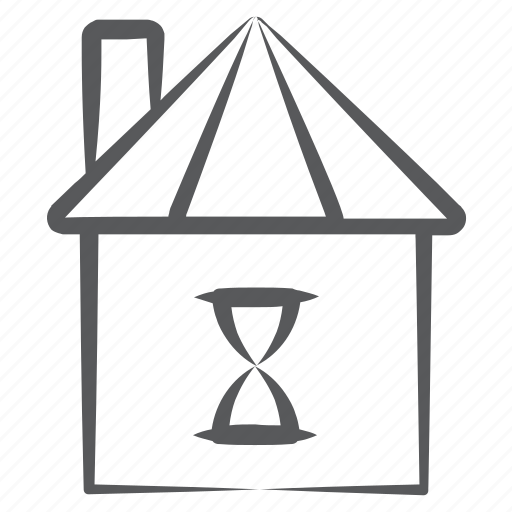 Accommodation, building, home time, house time, property, real estate icon - Download on Iconfinder