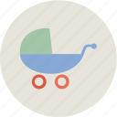 baby, baby carriage, child, family
