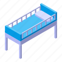 bed, cartoon, hospital, isometric, medical, person, silhouette