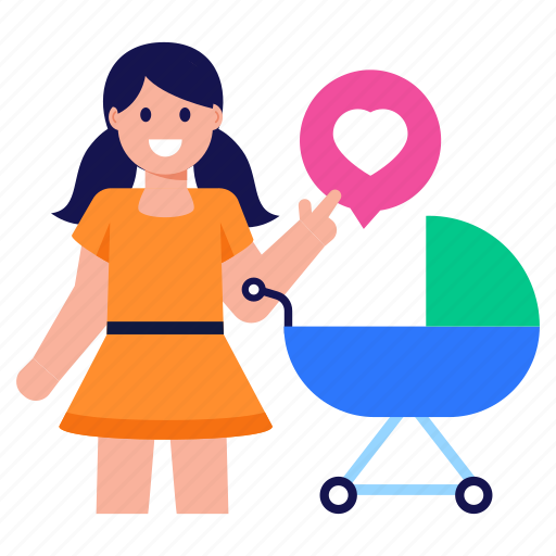 Motherhood, mother love, mother affection, mother care, mom love illustration - Download on Iconfinder