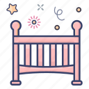 baby bed, baby crib, baby furniture, cot, nursery room 