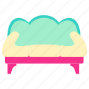 family, home, living, room, couch, couch icon, interior