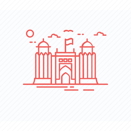Lahore fort, lahore monument, mughals fort, pakistan history, royal fort icon - Download on Iconfinder
