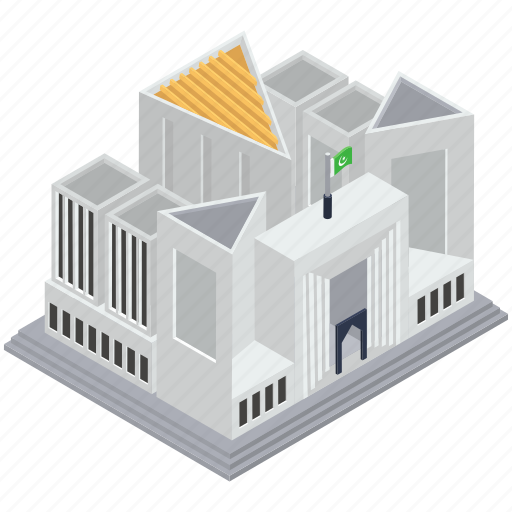 City hall, court building, courthouse, courtroom, government building, supreme court of pakistan icon - Download on Iconfinder