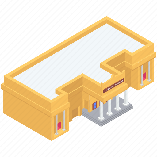 Bank building, commercial building, financial institution, government building, state bank of pakistan, treasury house icon - Download on Iconfinder
