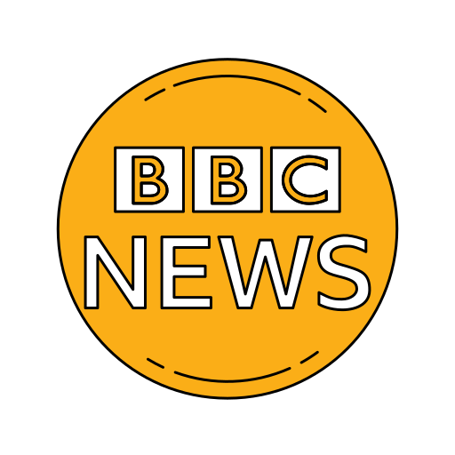 Bbc, bbcnews, brand, logo, orange icon - Free download