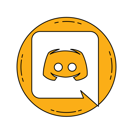 Communication Discord Logo Media Orange Social Icon
