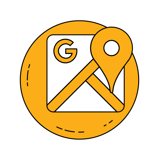 Logo, maps, orange icon - Free download on Iconfinder