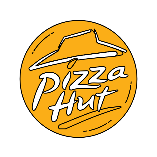 Fastfood, food, hut, logo, orange, pizza icon - Free download