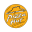 fastfood, food, hut, logo, orange, pizza 