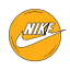fashion, logo, nike, orange, shoe, shoes 