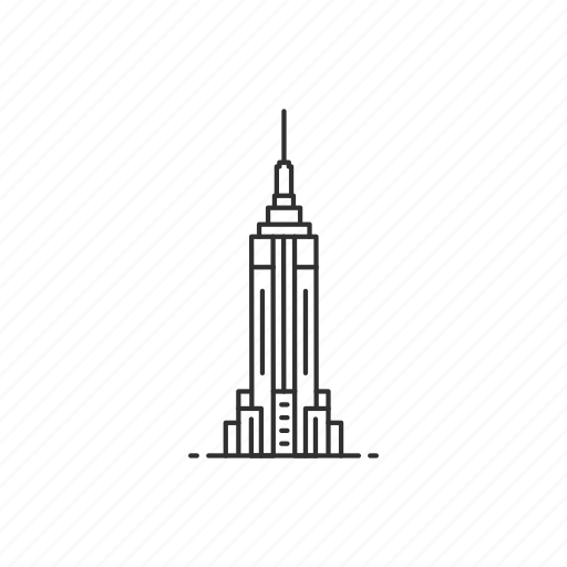 Architecture, building, empire, empire state, famous, landmark, skyscraper icon - Download on Iconfinder