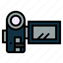 camera, film, record, technology, video