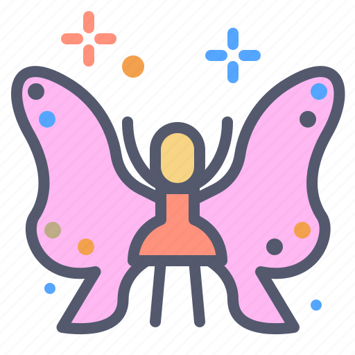 Butterfly, character, fairy, transform icon - Download on Iconfinder