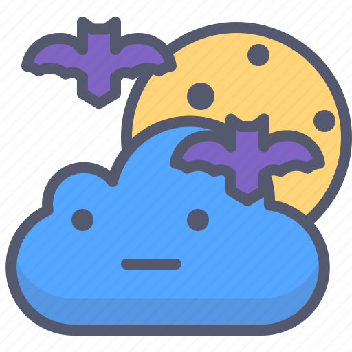 Bat, cloud, night, story icon - Download on Iconfinder