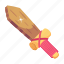 wooden sword, wooden weapon, wooden saber, sword, sharp tool 
