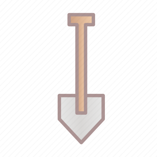 Dig, fantasy, medieval, shovel, tool, work icon - Download on Iconfinder