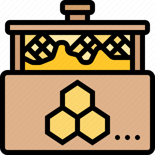 Beehive, apiary, beekeeping, bees, honey icon - Download on Iconfinder