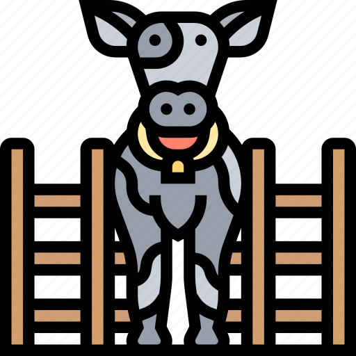 Cow, dairy, cattle, livestock, pasture icon - Download on Iconfinder
