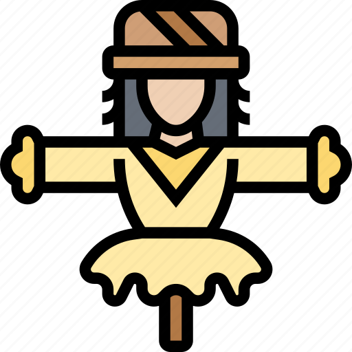 Scarecrow, field, farm, meadow, countryside icon - Download on Iconfinder