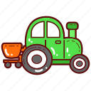 farm, garden, nature, agriculture, tractor, farming, field, food