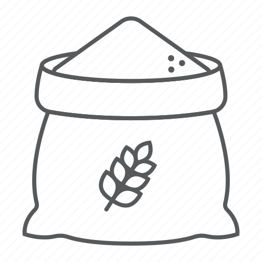 Bag, wheat, sack, flour, farm, agriculture, grain icon - Download on Iconfinder