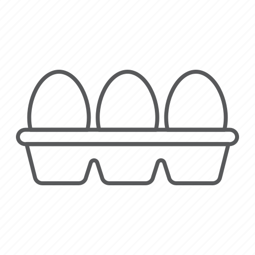 Egg, package, box, farm, chicken, tray, cardboard icon - Download on Iconfinder