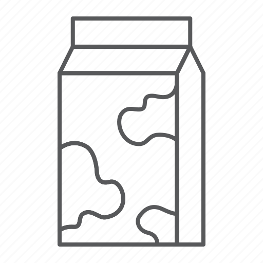 Milk, box, package, dairy, carton, cow, pattern icon - Download on Iconfinder