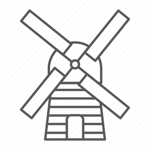 Windmill, rural, agriculture, farm, mill, building icon - Download on Iconfinder