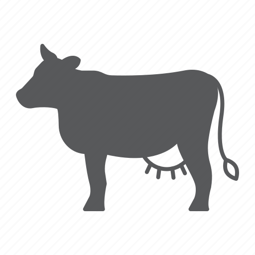 Cow, animal, agriculture, meat, dairy, farm, milk icon - Download on Iconfinder