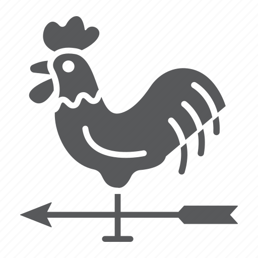 Agriculture, arrow, cock, farming, rooster, vane, weather icon - Download on Iconfinder