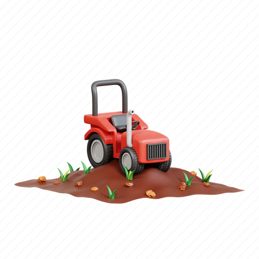 Tractor 3D illustration - Download on Iconfinder