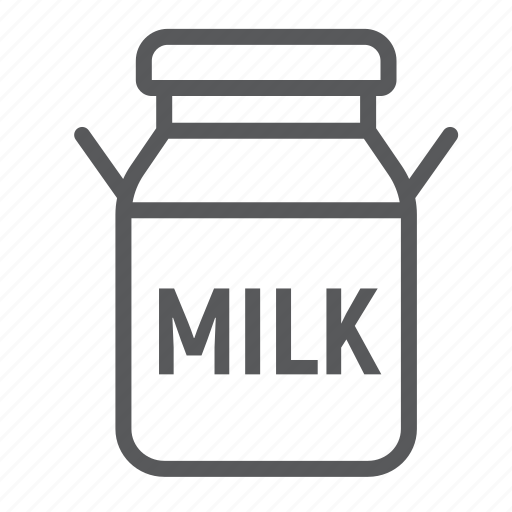 Agriculture, beverage, can, container, drink, farming, milk icon - Download on Iconfinder